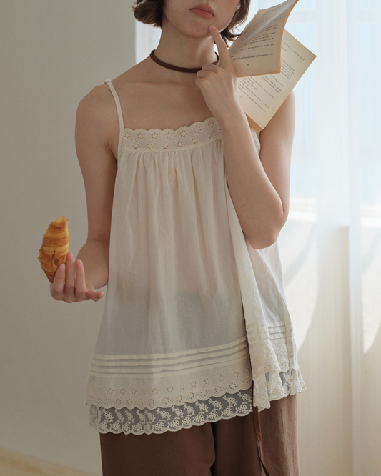 アルヴェリオナレースショートキャミ 10303