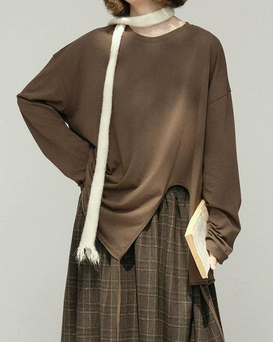 スカンディスリットトップカットソー 10181