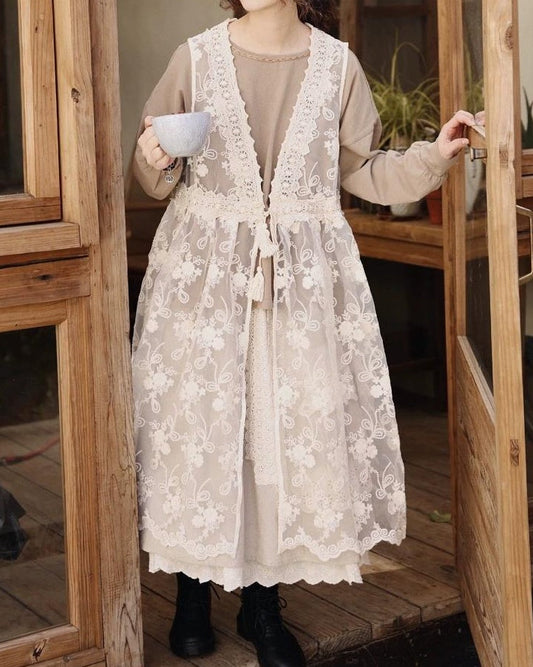 エアリーメッシュ ベストワンピース 10117