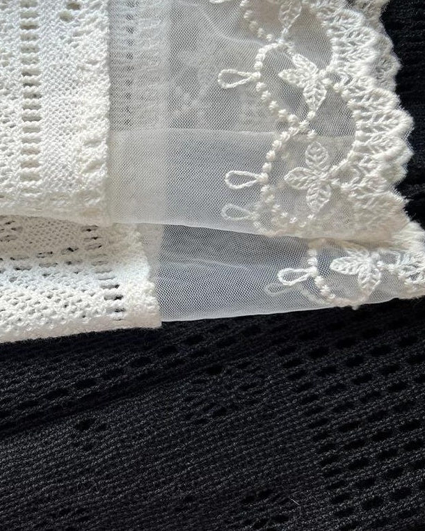 クロシェレースサスペンダーワンピース 10171