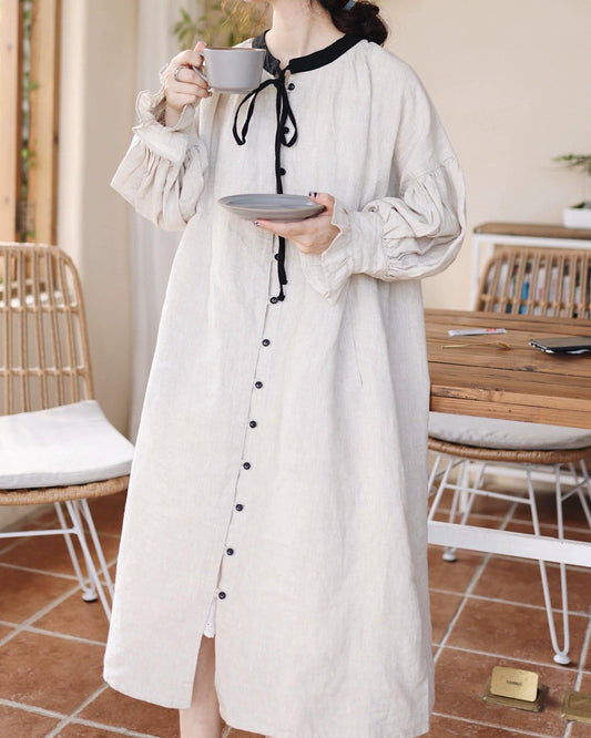 スウィートバイカラーリボンワンピース 10112