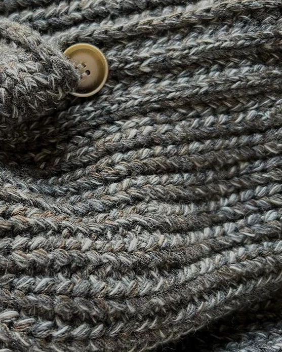 ノルディックキャンバスニットカーディガン 10168