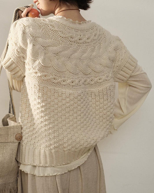 ノルディックケーブルレイヤードトップ 10353