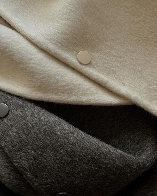 ニュアンスルーズスタンドカラーコート 10206