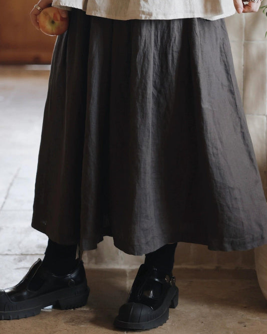 ナチュラルギャザーフレアスカート 10080