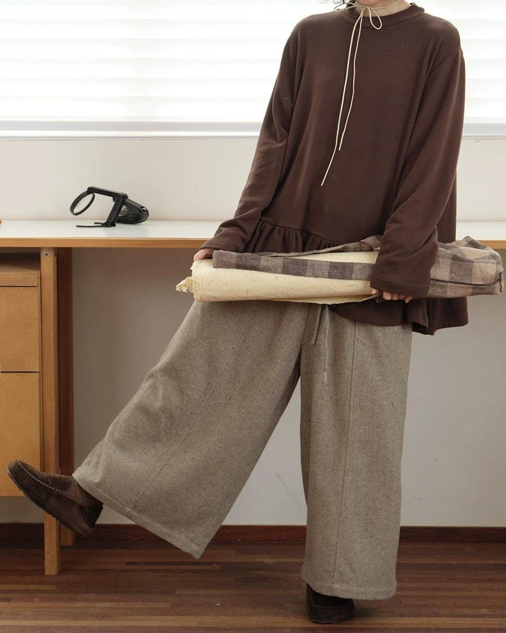 ナチュラルノルドフリルカットソー 10161