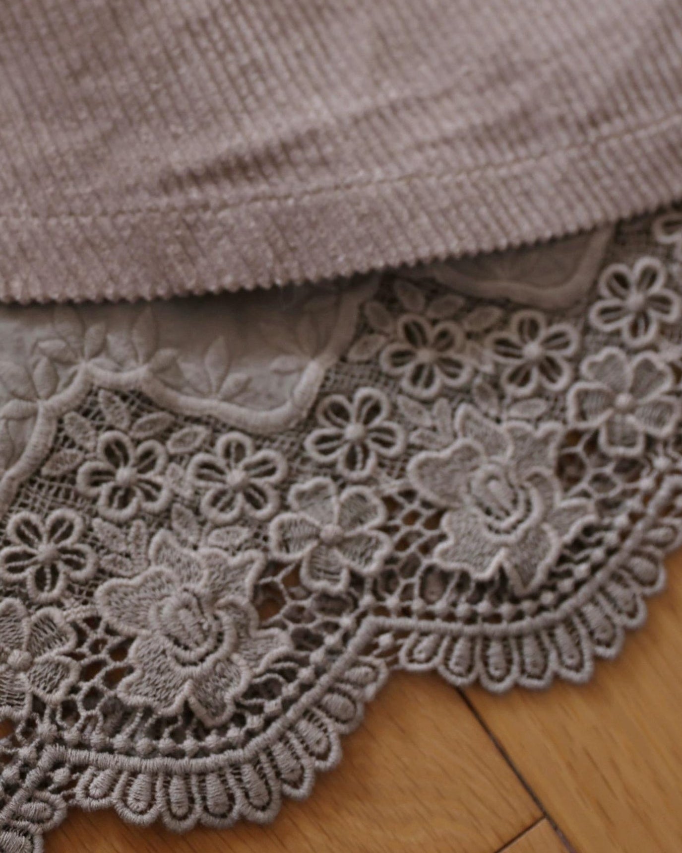 レトロポケットハイウエストコーデュロイスカート 10109