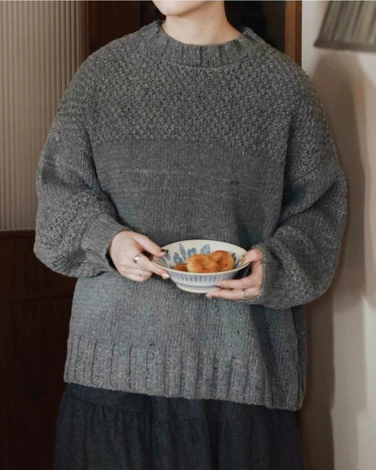 レトロチャンキーニットプルオーバー 10034