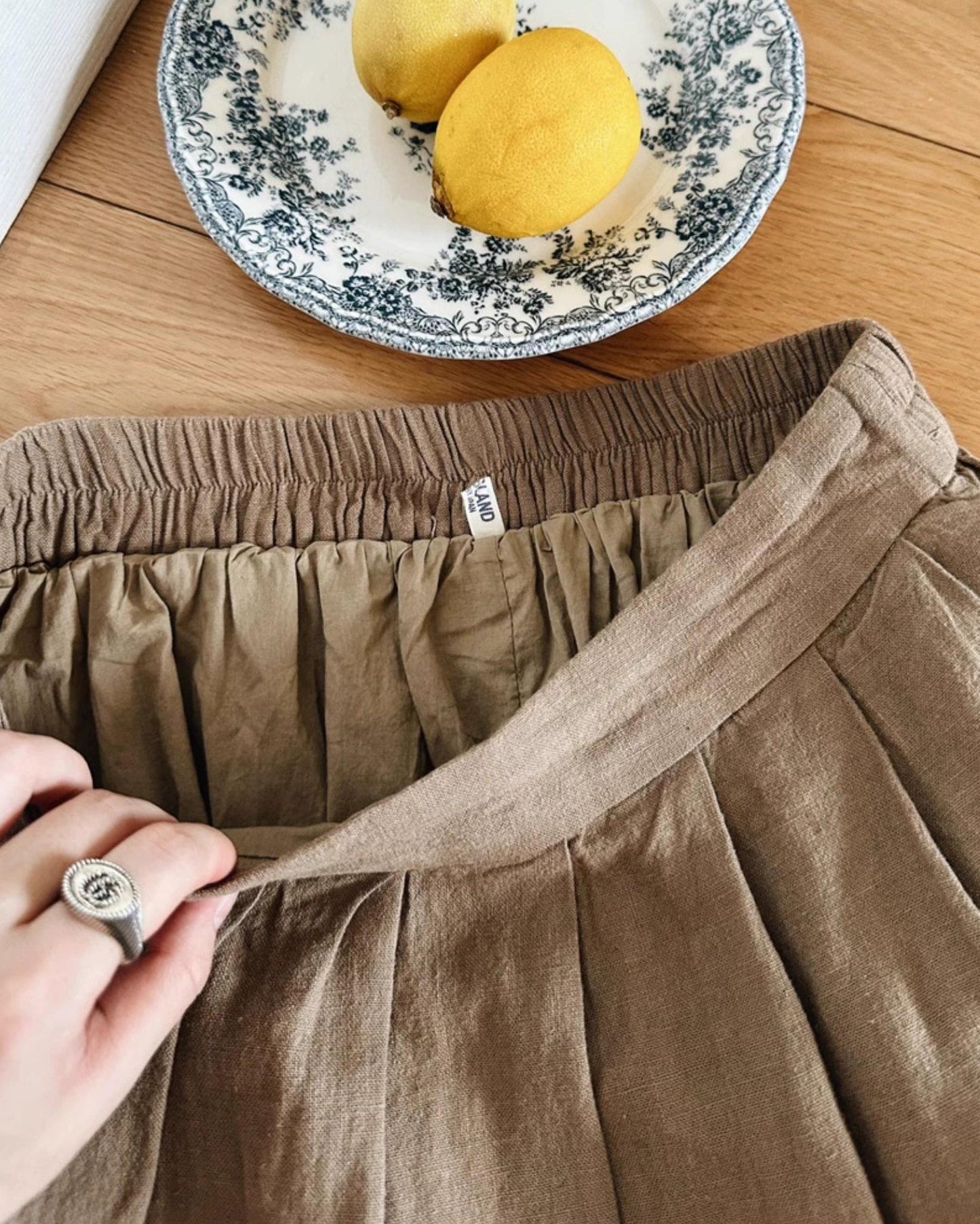 ハイウエストAラインレトロスカート 10047