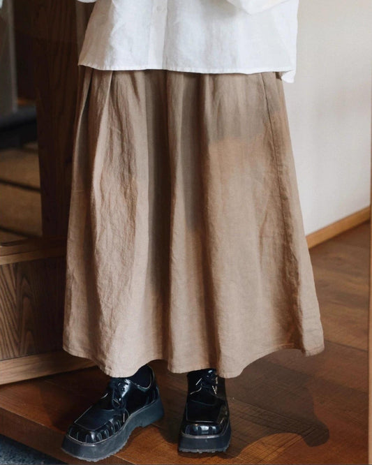 ハイウエストAラインレトロスカート 10047
