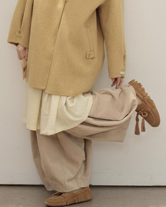 コージーコーデュロイワイドパンツ 10140