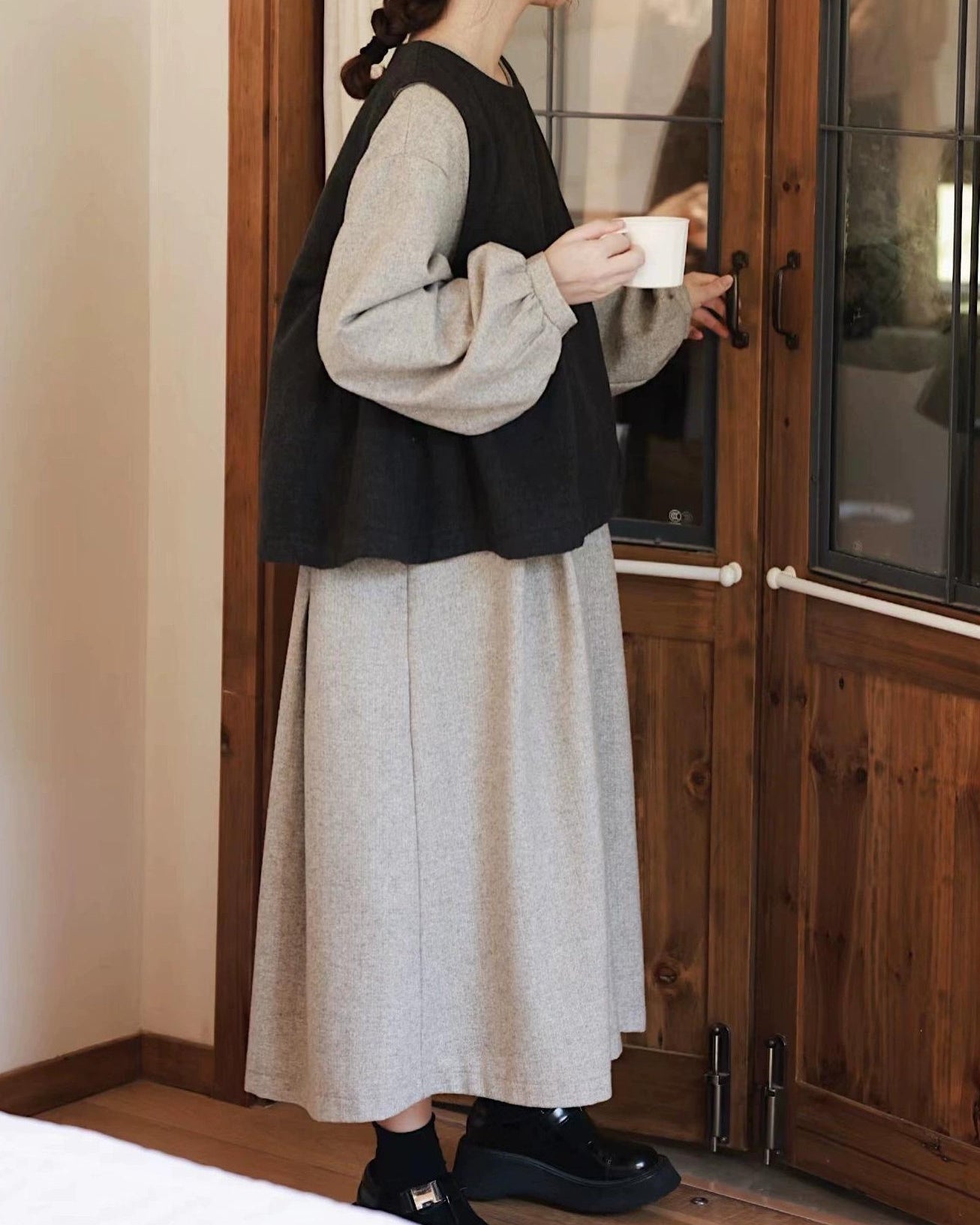 ランドネックサナフレアベスト 10089