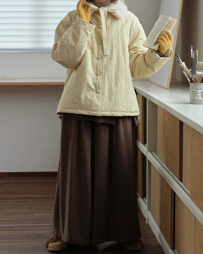 レトロノルディックボアリボンコート 10163