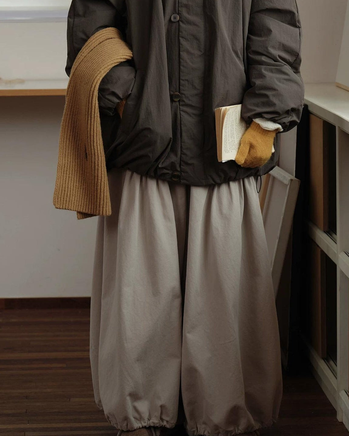 ストラップバルーンピンタックパンツ 10154