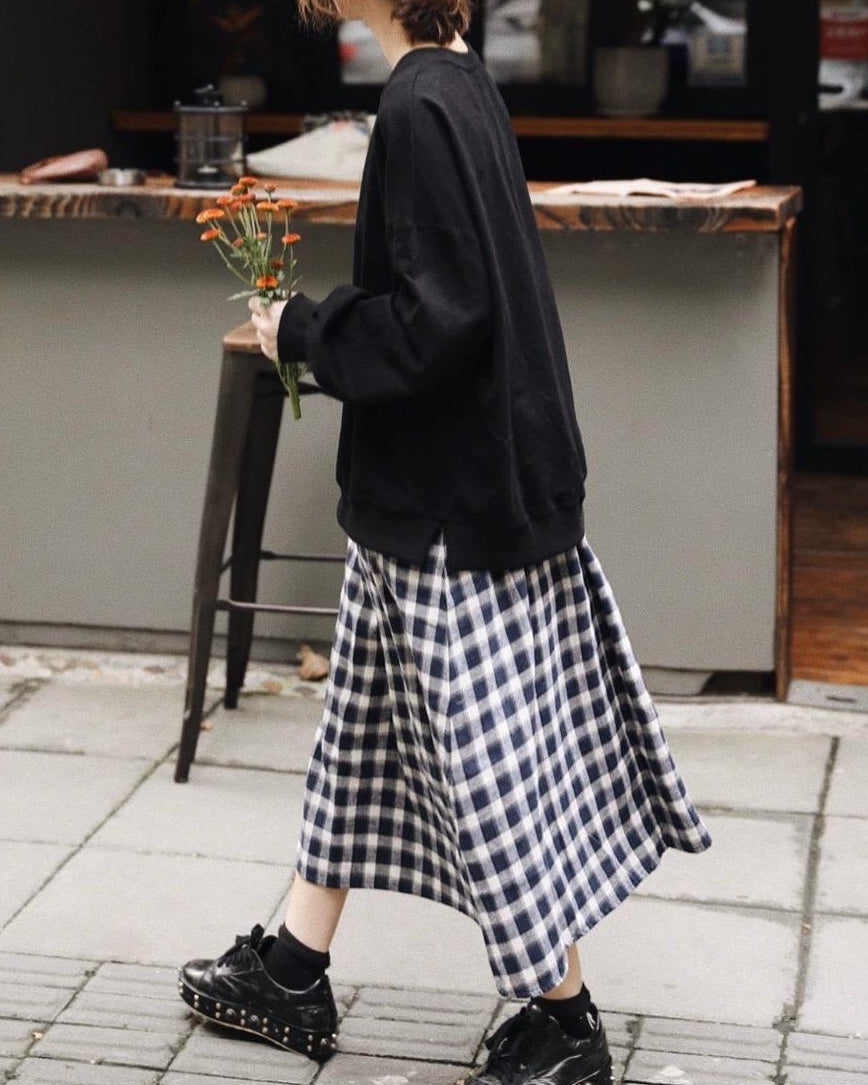 ラウンドメロウスリットプルオーバー 10122