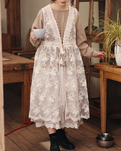 エアリーメッシュ ベストワンピース 10117