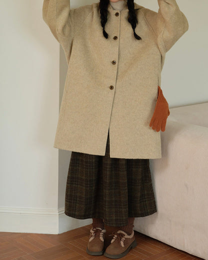 クラッシーチェックロングスカート 10289