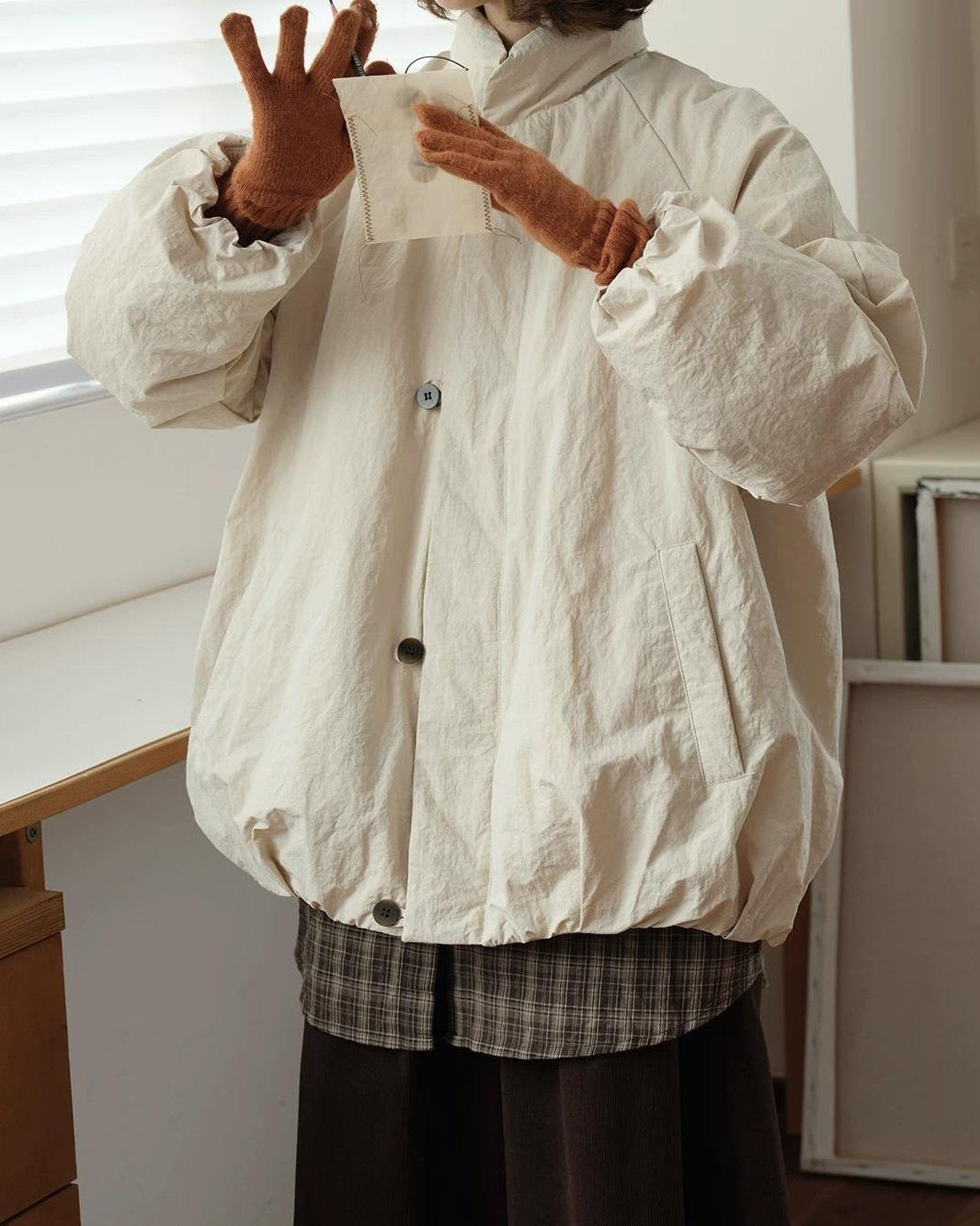 スノーブロッサムスタンドダウンコート 10167