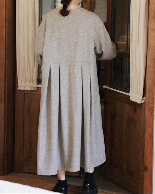 ハイウエストリネアシャツワンピース 10090