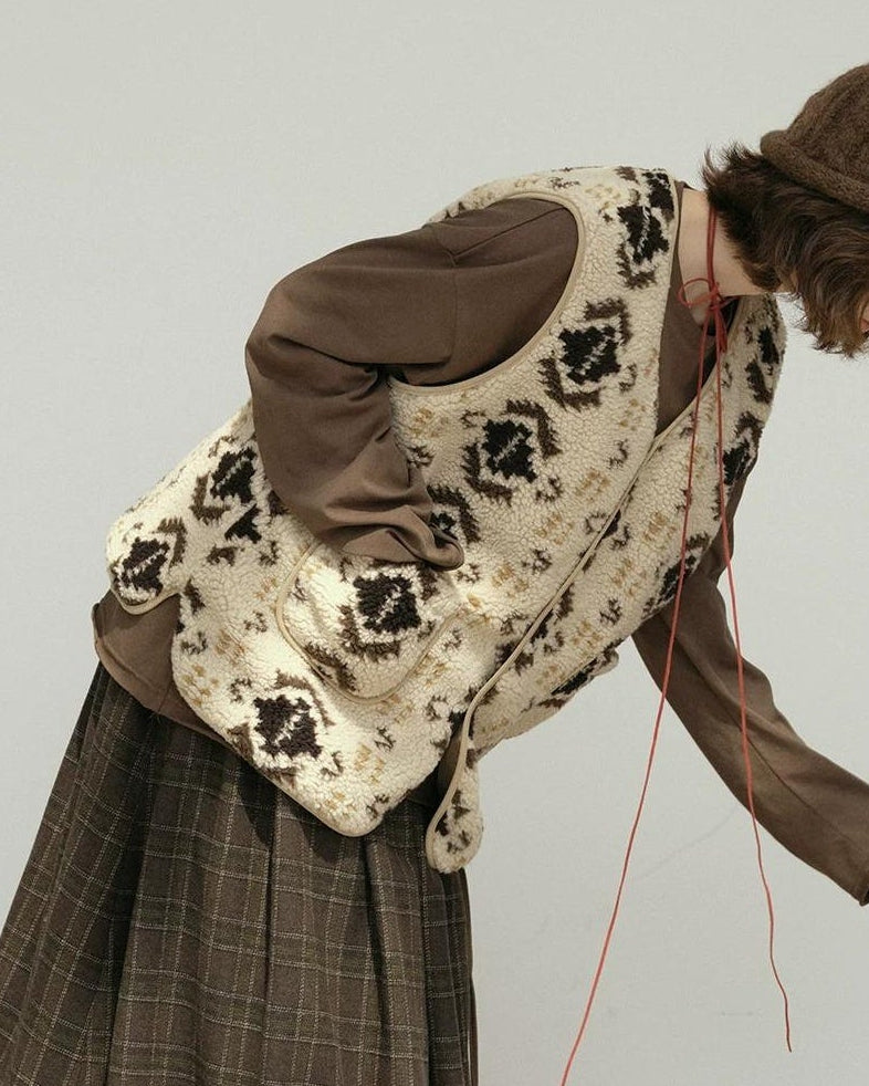 ヒュッゲリバーシブルベスト 10182