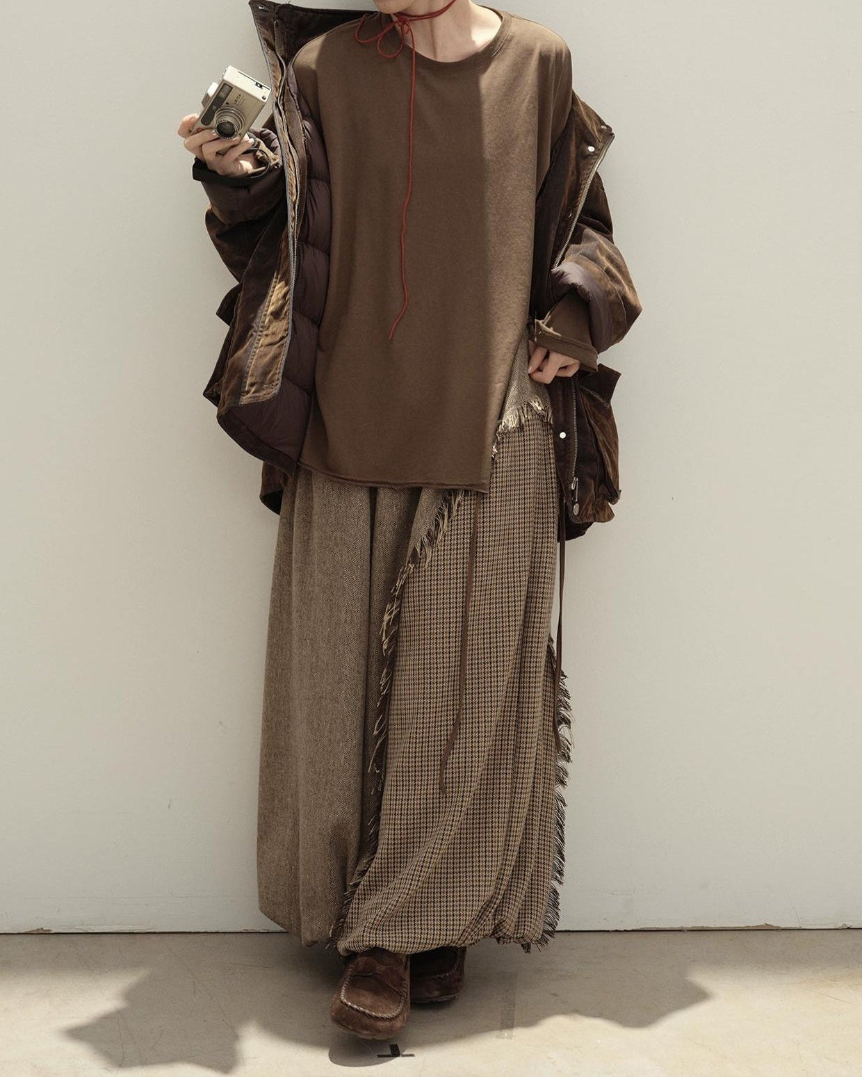 ヴィンテージチェックコンビパンツ 10129