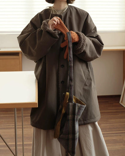 ソフトボアノーカラーシングルコート 10160