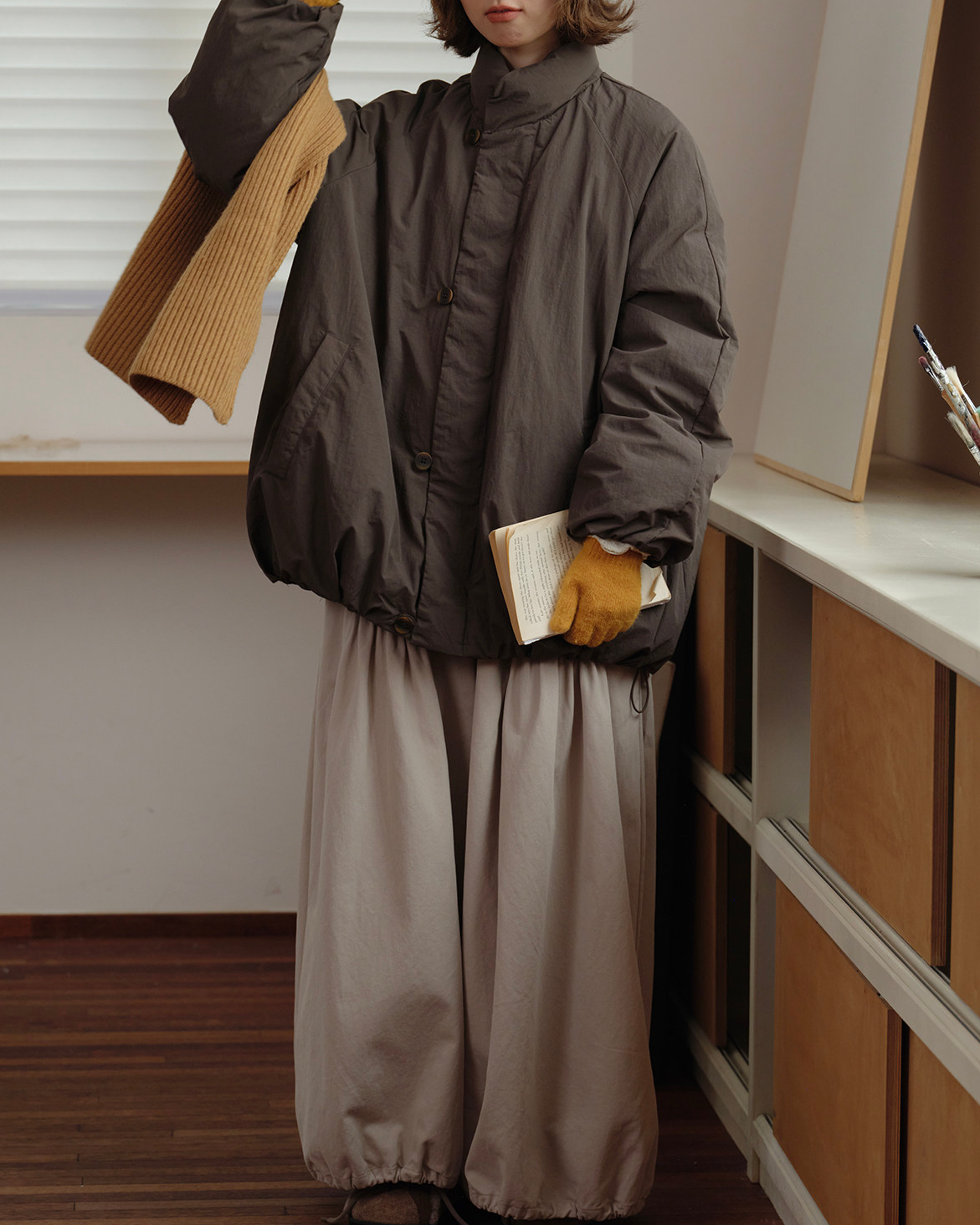 スノーブロッサムスタンドダウンコート 10167