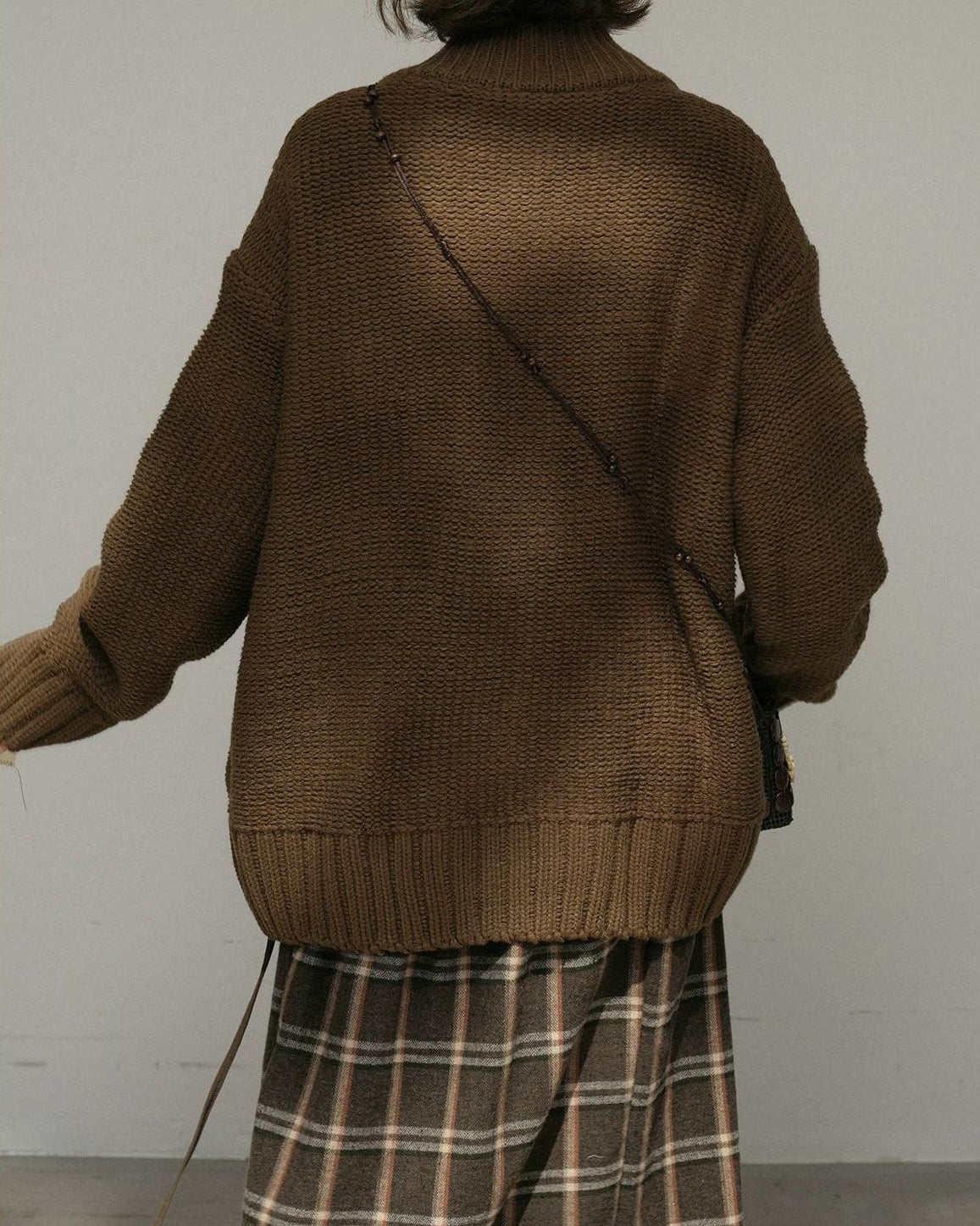 ハイネックジッパーポケットカーディガン 10174