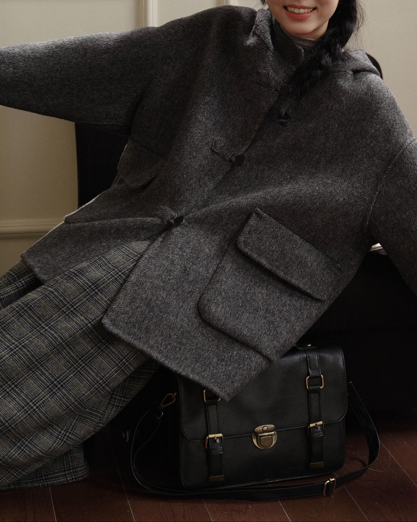 スカンディフローラフードポケットコート 10294