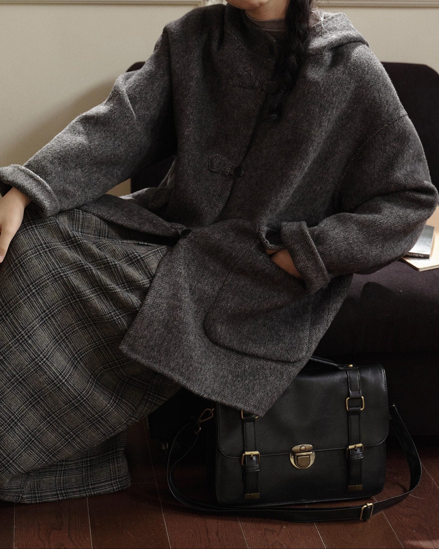 スカンディフローラフードポケットコート 10294