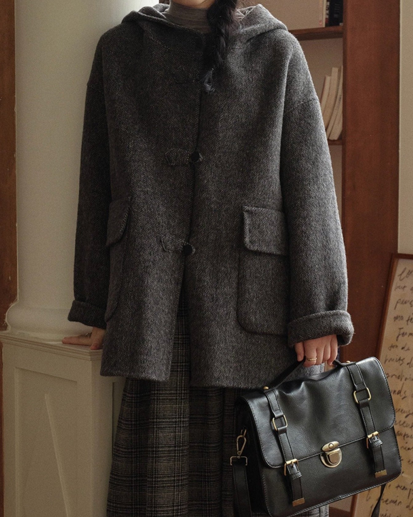 スカンディフローラフードポケットコート 10294