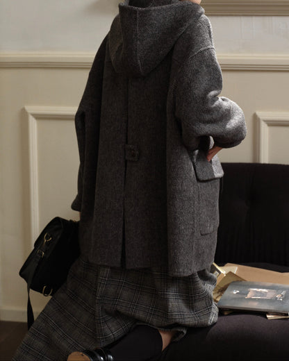 スカンディフローラフードポケットコート 10294