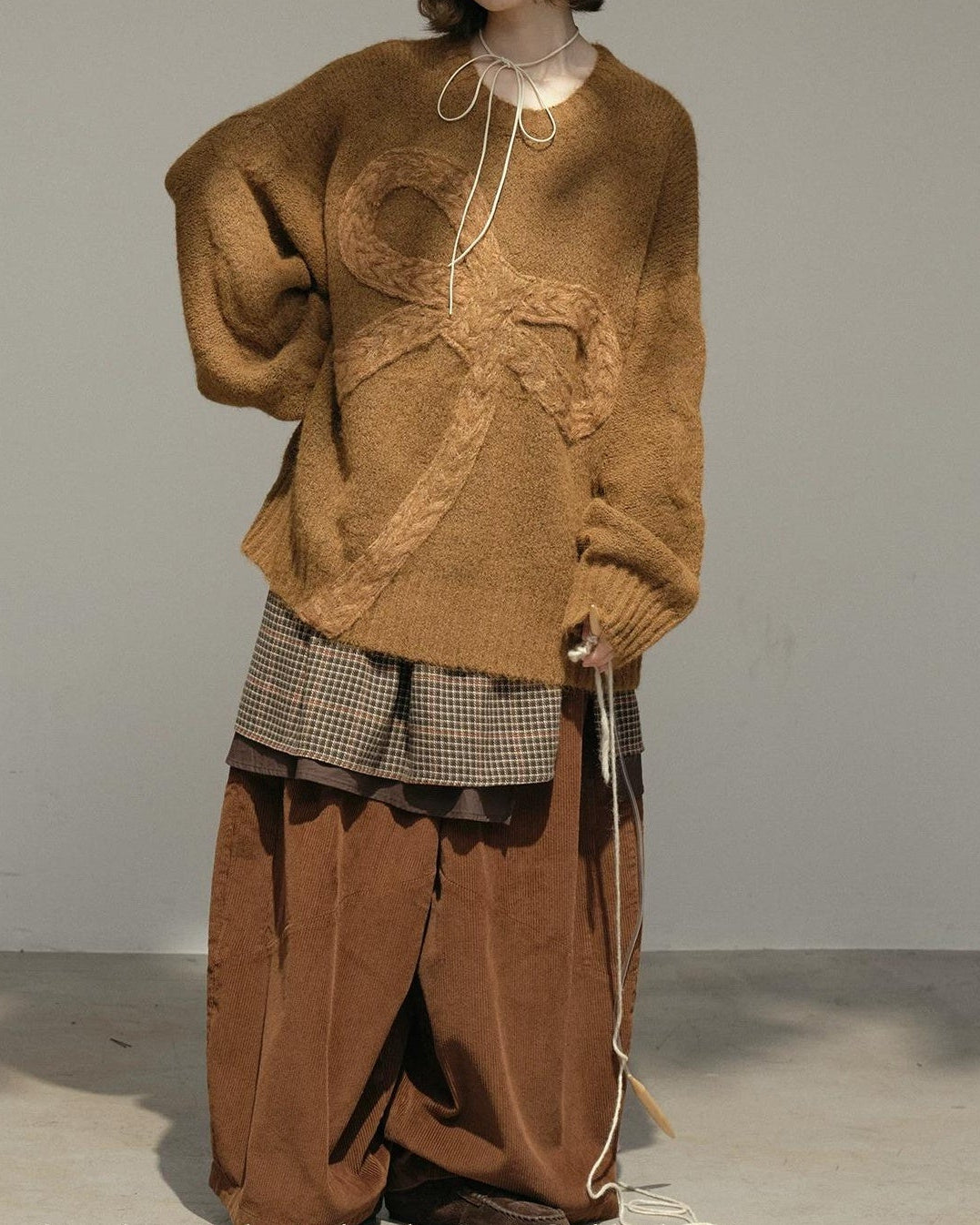 コーデュロイランタンシルエットカジュアルパンツ 10169