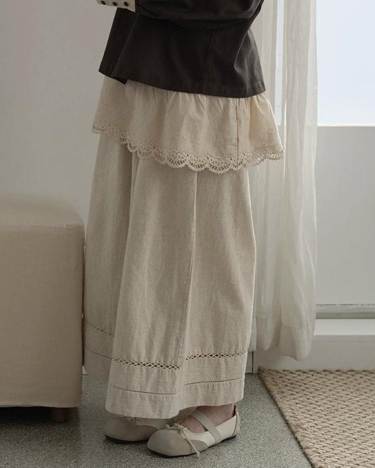 エルヴィスティアメッシュワイドパンツ 10258