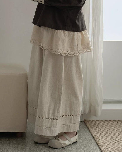 エルヴィスティアメッシュワイドパンツ 10258