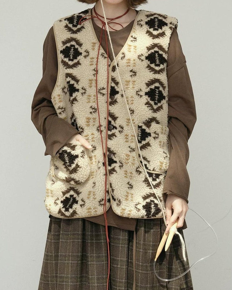 ヒュッゲリバーシブルベスト 10182