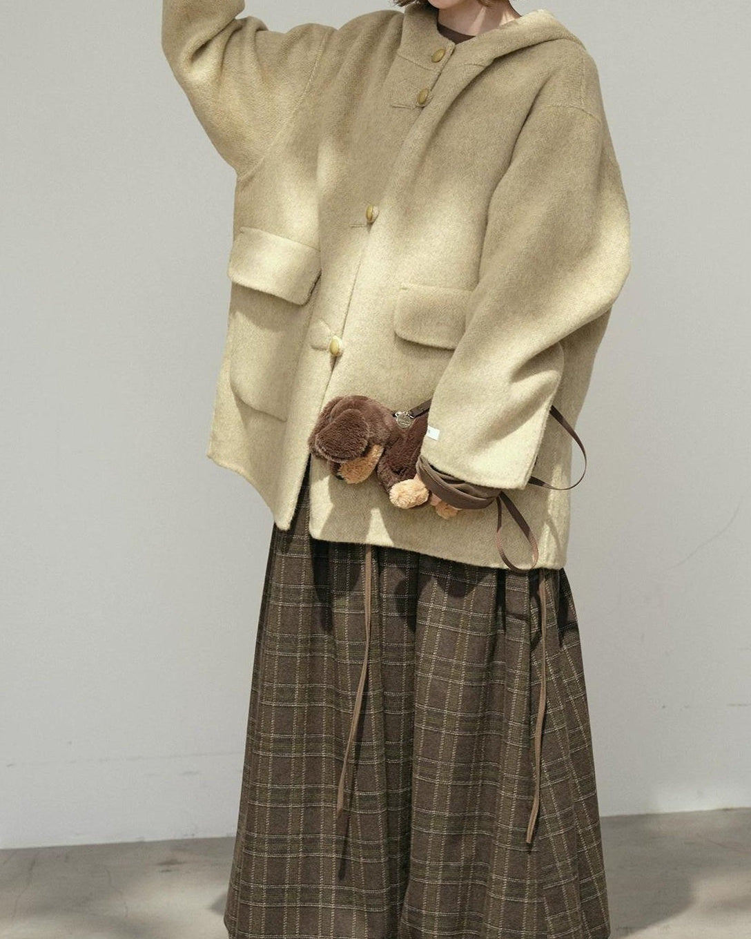 スカンディフローラフードポケットコート 10294