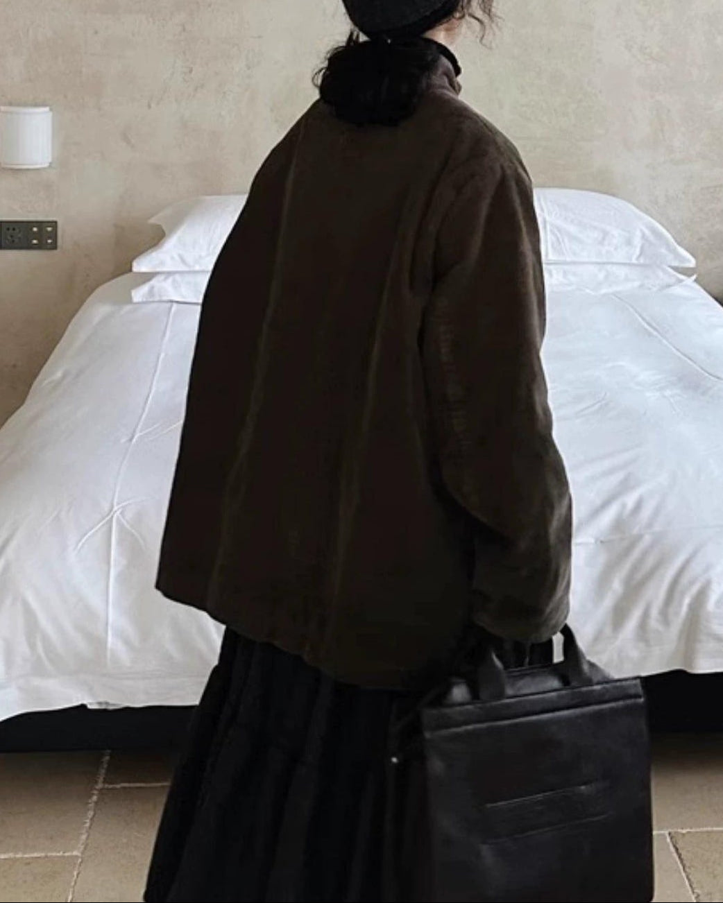 コーデュロイレトロミディコート 10028