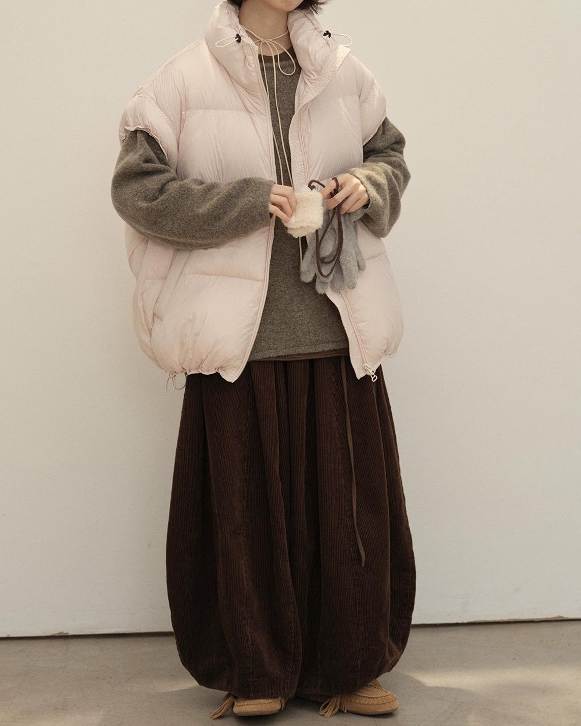 コージーコーデュロイワイドパンツ 10140