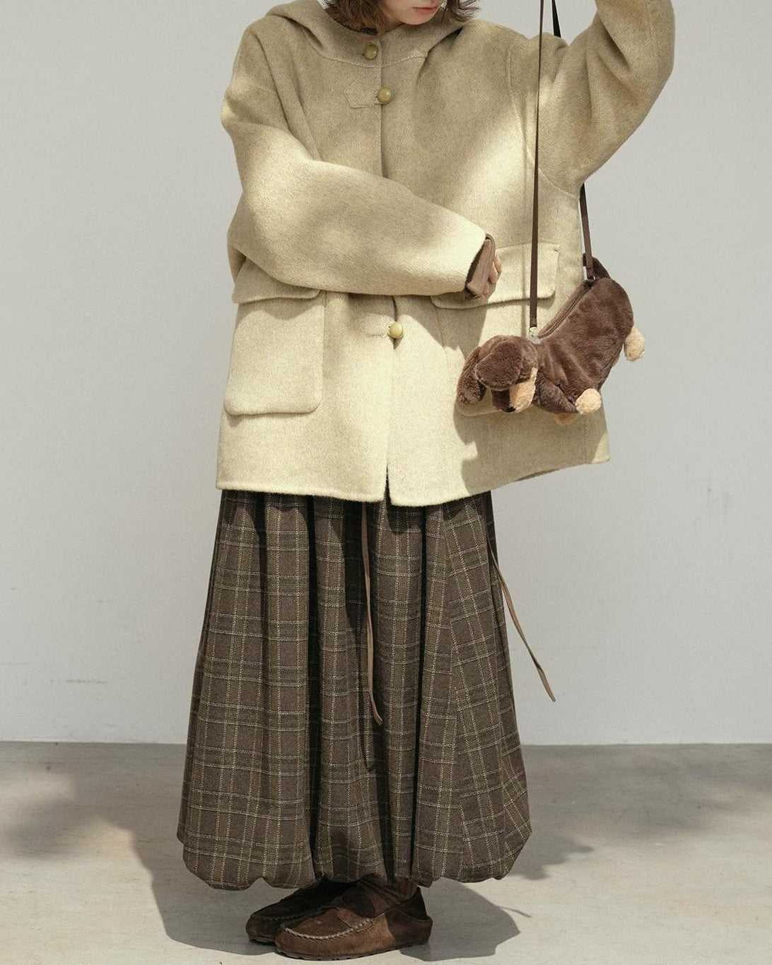 スカンディフローラフードポケットコート 10294