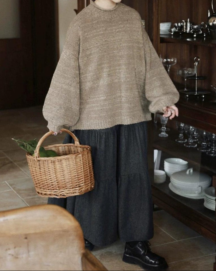 ハイウエストレトロティアードスカート 10037