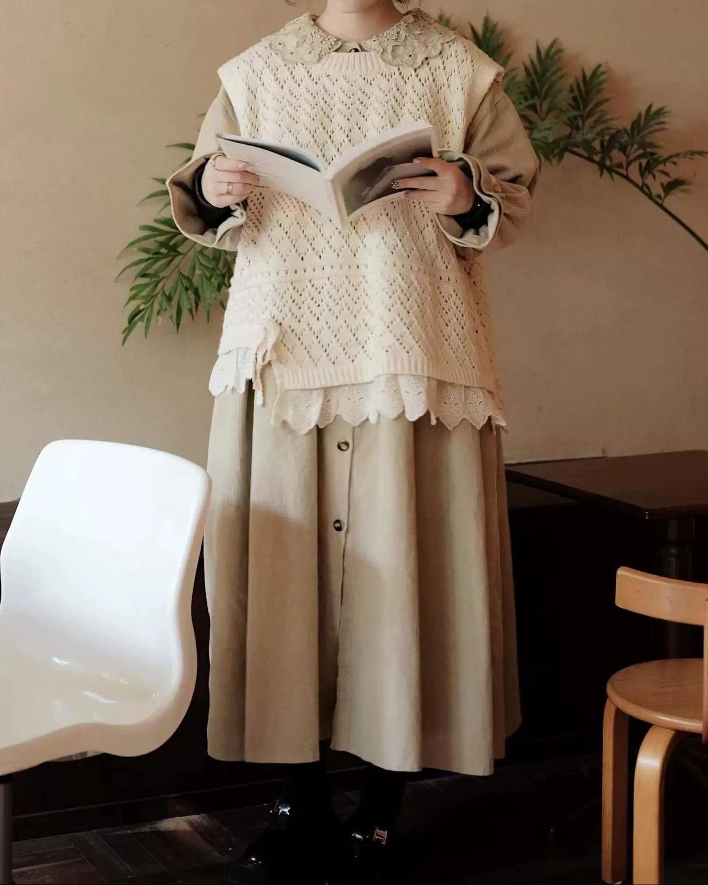 フィヨルドコーデュロイワンピース 10101