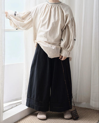 エルヴィスティアメッシュワイドパンツ 10258