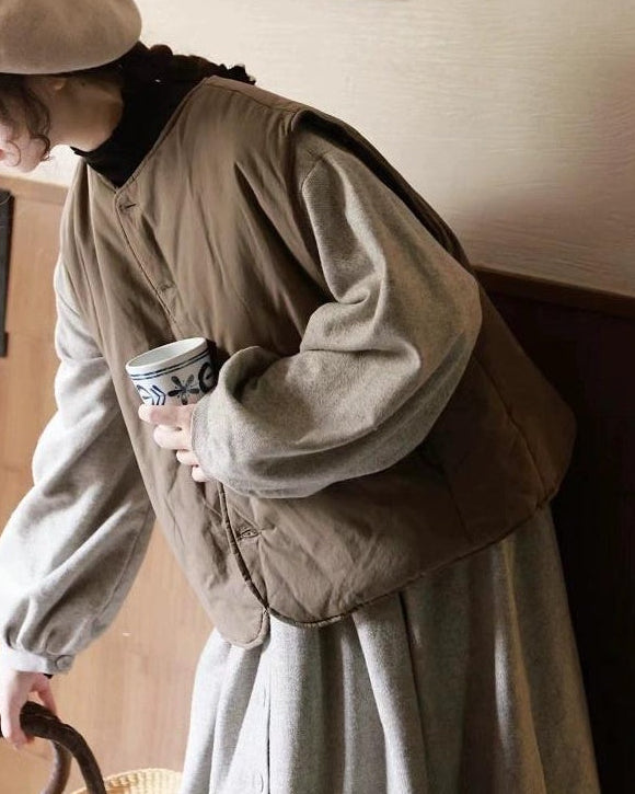 シングルブレストルーモカライトベスト 10091