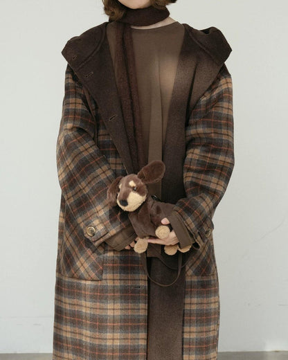 コティチェックリバーシブルロングコート 10183