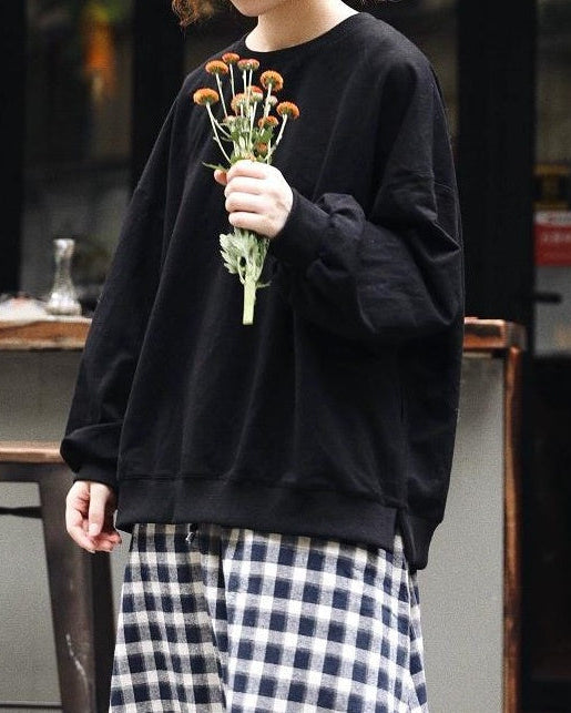 ラウンドメロウスリットプルオーバー 10122