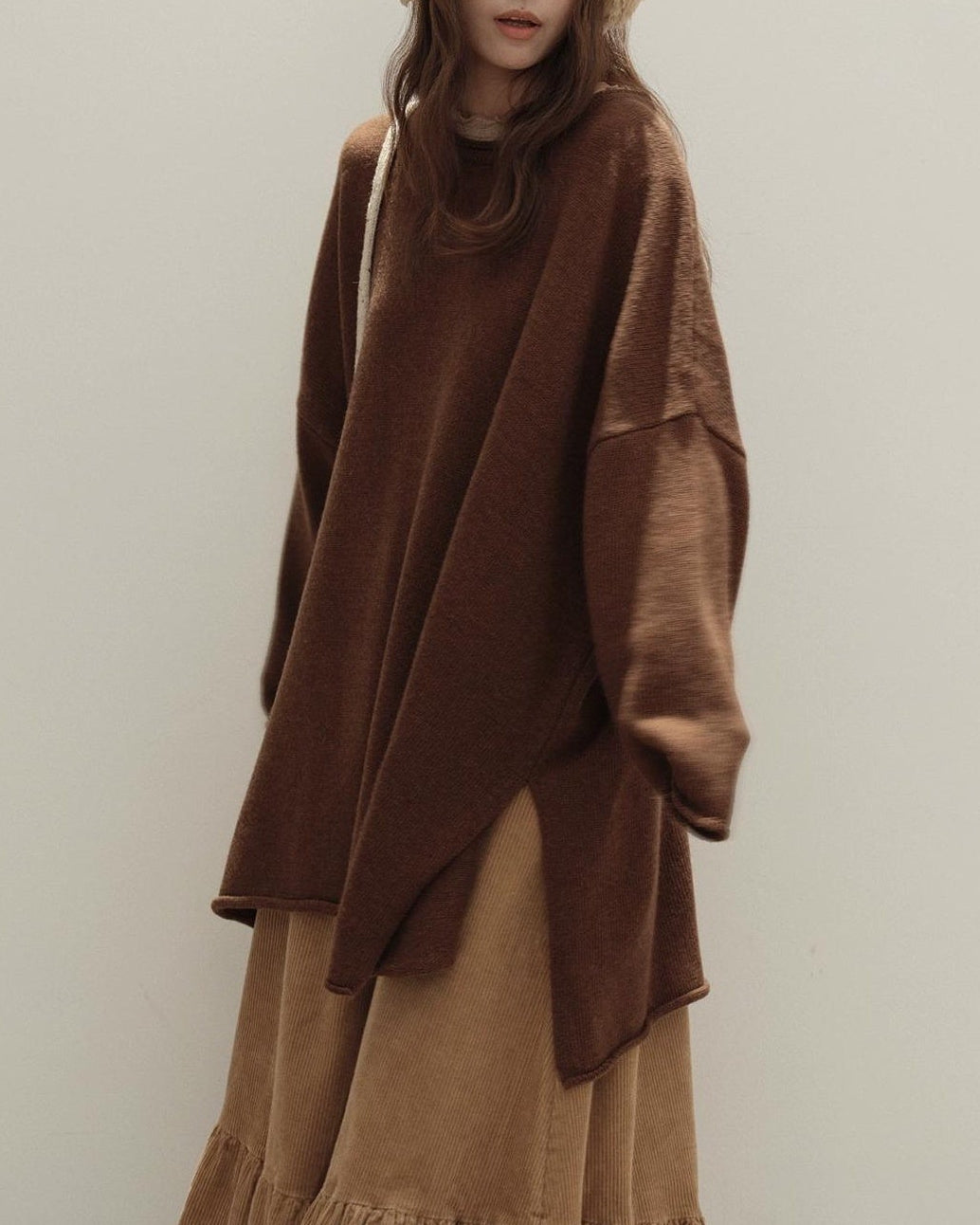 クラシックフィット ニットチュニック 10132