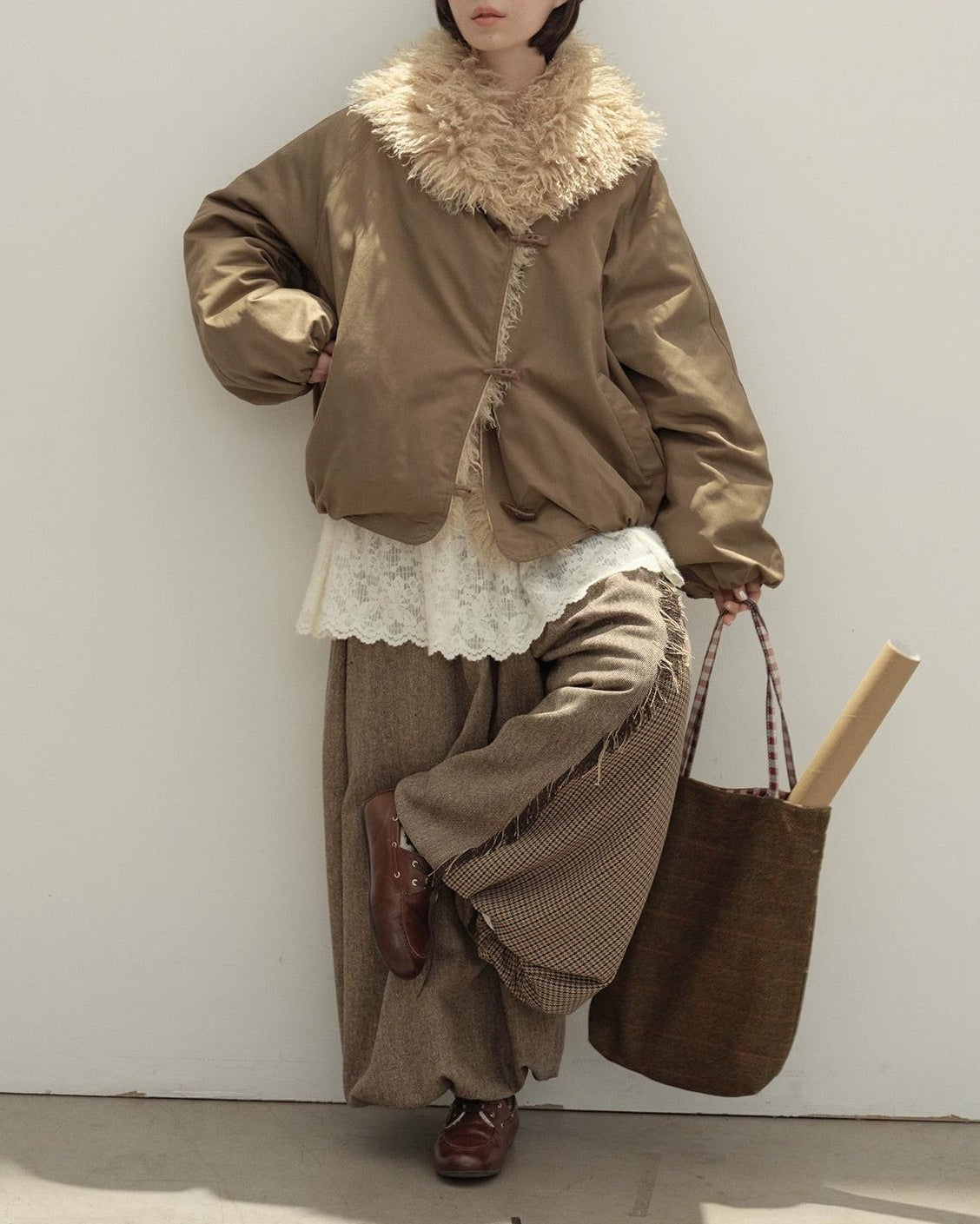 ヒュッゲファーホーンボタンコート 10138