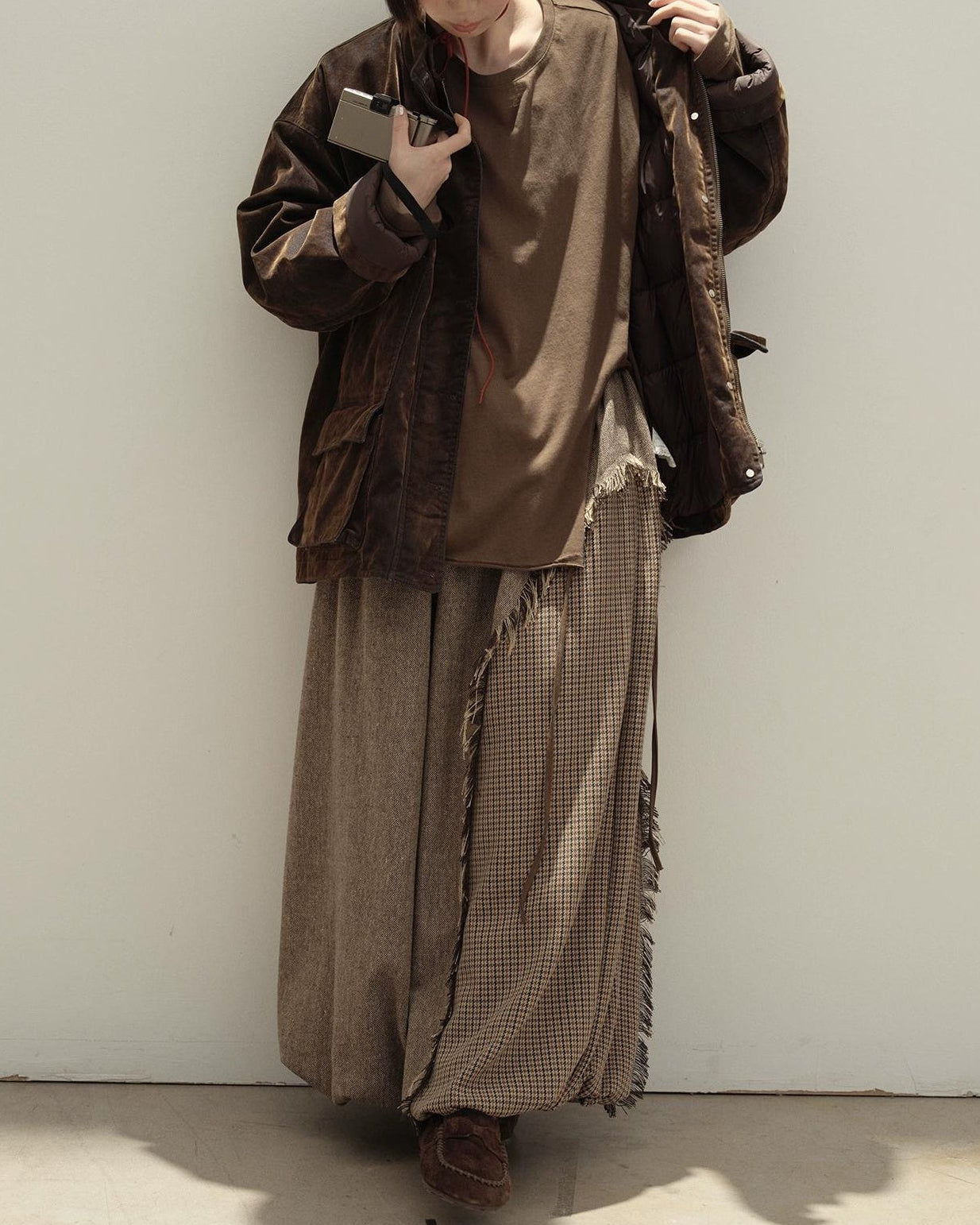 ヴィンテージチェックコンビパンツ 10129