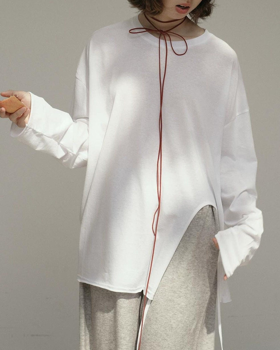 スカンディスリットトップカットソー 10181